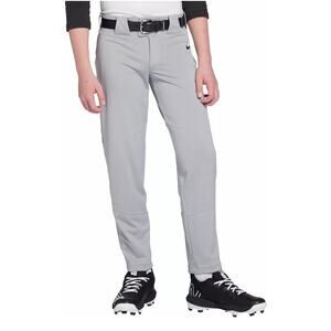 NWT Nike Vapor Select Grey/Black Baseball Pants Kids Size Medium (BQ6440-052)